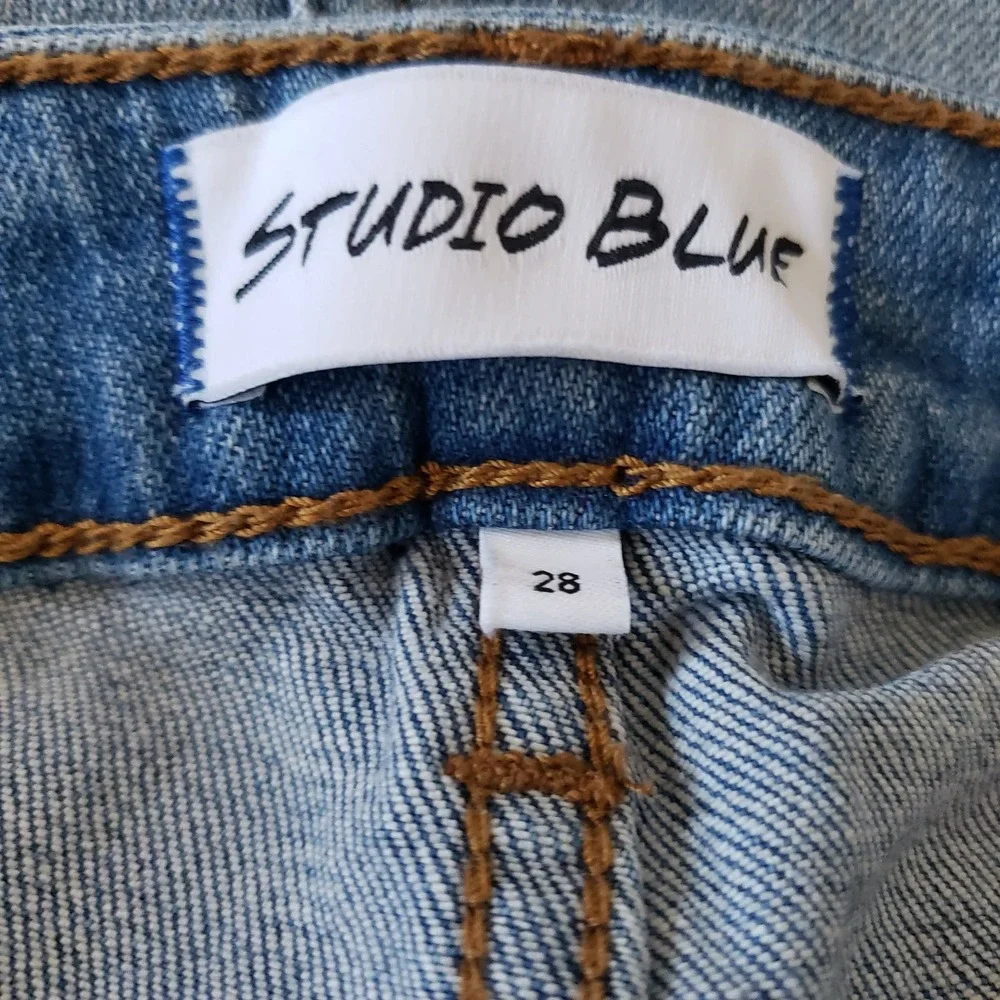Studio Blue Lulu‎ High Rise Fringe Hem shorts Size 28